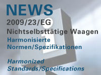 Harmonisierte Normen über nichtselbsttätige Waagen
